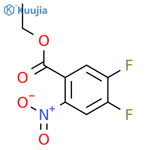 Ethyl 4,5-Difluoro-2-nitrobenzoate structure