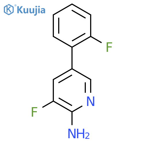 3-Fluoro-5-(2-fluorophenyl)pyridin-2-amine structure