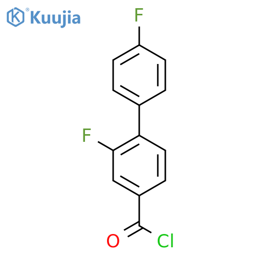 4',2-Difluorobiphenyl-4-carbonyl chloride structure