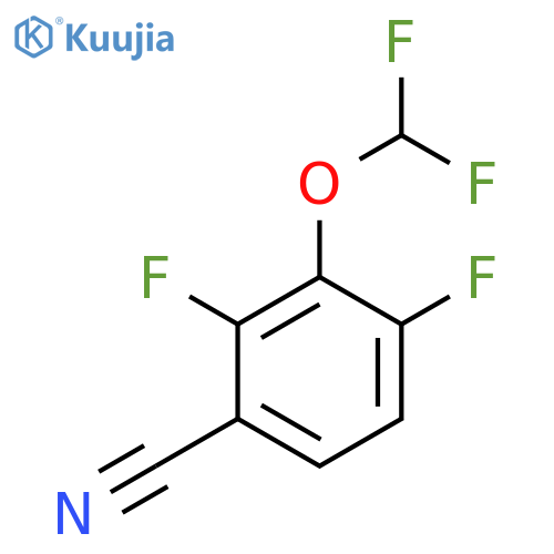 2,4-Difluoro-3-(difluoromethoxy)benzonitrile structure
