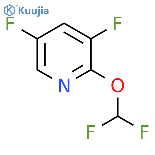 3,5-Difluoro-2-(difluoromethoxy)pyridine structure