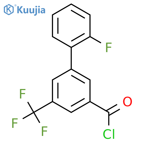 2'-Fluoro-3-(trifluoromethyl)biphenyl-5-carbonyl chloride structure