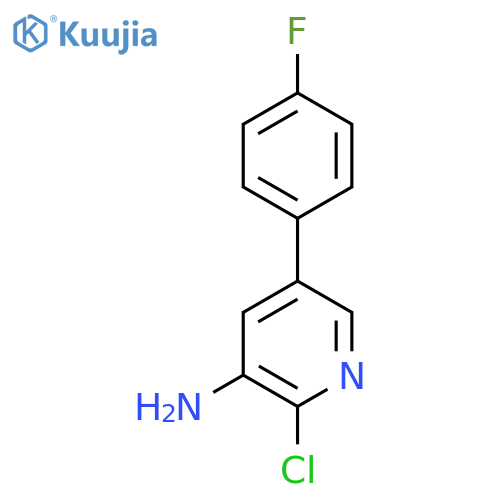 2-Chloro-5-(4-fluorophenyl)pyridin-3-amine structure