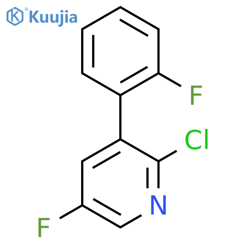 2-Chloro-5-fluoro-3-(2-fluorophenyl)pyridine structure