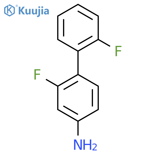 [1,1'-Biphenyl]-4-amine, 2,2'-difluoro- structure