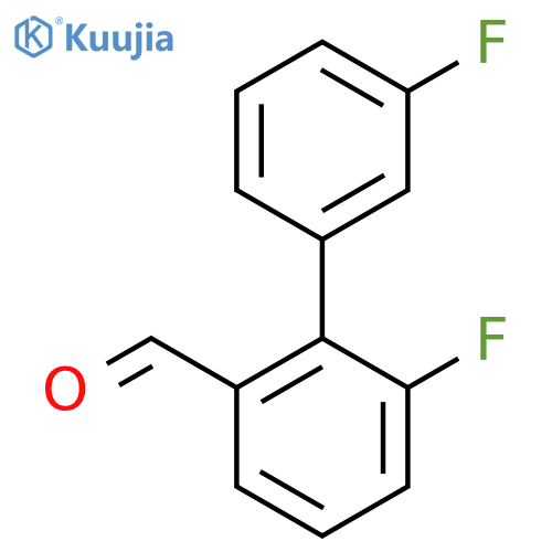 3',6-Difluorobiphenyl-2-carbaldehyde structure