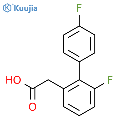 2-(4',6-Difluorobiphenyl-2-yl)acetic acid structure