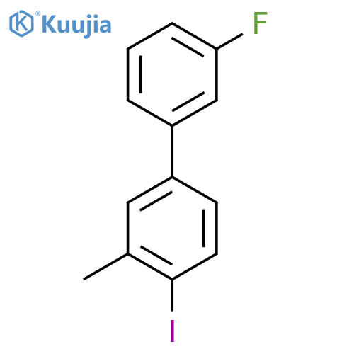 3'-Fluoro-4-iodo-3-methylbiphenyl structure