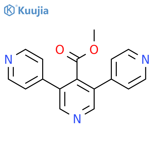 Methyl 3,5-di(pyridin-4-yl)isonicotinate structure