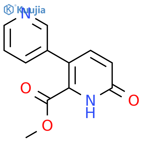 Methyl 6-hydroxy-3-(pyridin-3-yl)picolinate structure