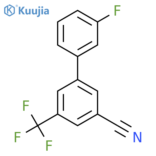 3'-Fluoro-3-(trifluoromethyl)biphenyl-5-carbonitrile structure