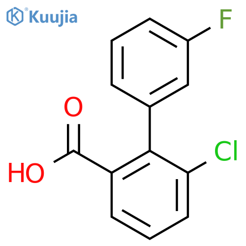 6-Chloro-3'-fluorobiphenyl-2-carboxylic acid structure