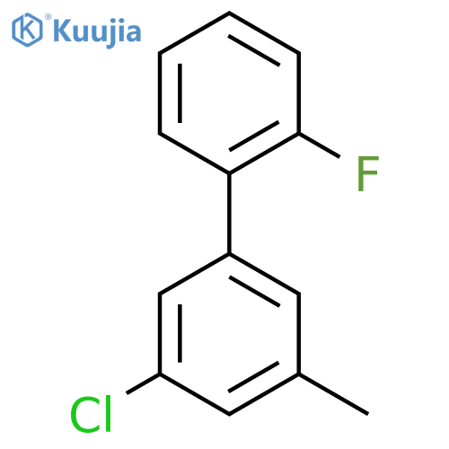 3-Chloro-2'-fluoro-5-methylbiphenyl structure