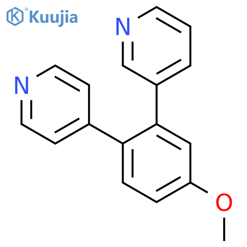 3-(5-Methoxy-2-(pyridin-4-yl)phenyl)pyridine structure