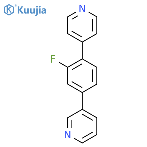 3-(3-Fluoro-4-(pyridin-4-yl)phenyl)pyridine structure