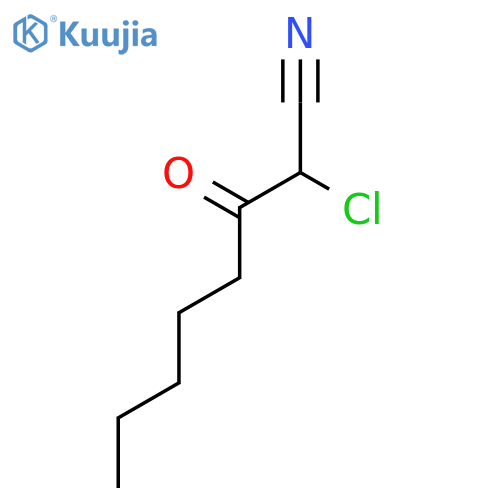 Octanenitrile, 2-chloro-3-oxo- structure