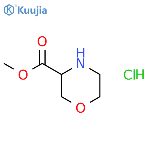 Methyl morpholine-3-carboxylate hydrochloride structure