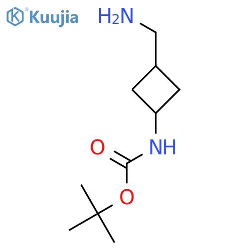 tert-butyl N-(1r,3r)-3-(aminomethyl)cyclobutylcarbamate, trans structure