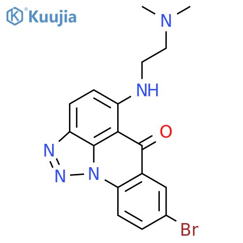 6H-[1,2,3]Triazolo[4,5,1-de]acridin-6-one, 8-bromo-5-[[2-(dimethylamino)ethyl]amino]- structure