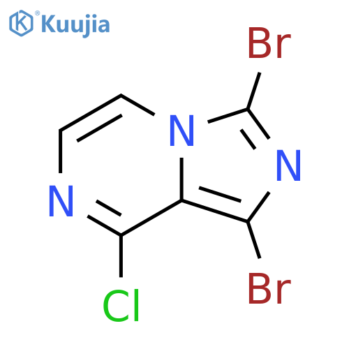 1,3-Dibromo-8-chloroimidazo[1,5-a]pyrazine structure
