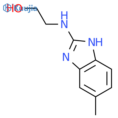 2-(5-Methyl-1H-benzimidazol-2-yl)aminoethanol structure
