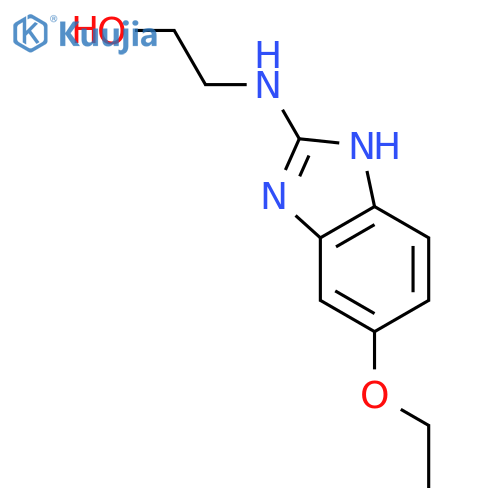 2-[(5-ethoxy-1H-1,3-benzodiazol-2-yl)amino]ethan-1-ol structure