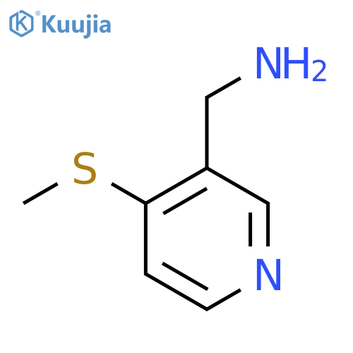 4-(methylsulfanyl)pyridin-3-ylmethanamine structure