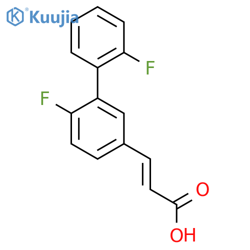 (e)-3-(2',2-Difluorobiphenyl-5-yl)acrylic acid structure