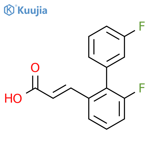 (e)-3-(3',6-Difluorobiphenyl-2-yl)acrylic acid structure