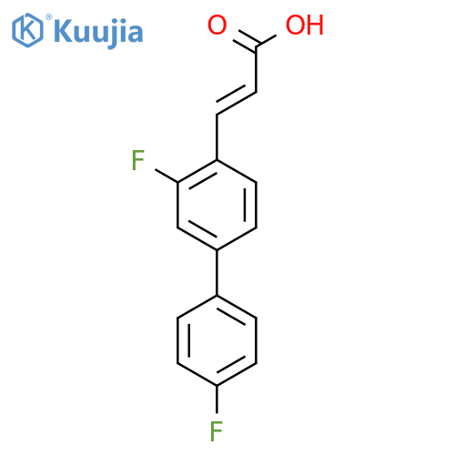 (e)-3-(4',3-Difluorobiphenyl-4-yl)acrylic acid structure