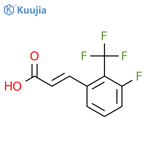 3-Fluoro-2-(trifluoromethyl)cinnamic acid structure