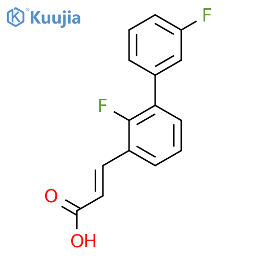 (e)-3-(3',2-Difluorobiphenyl-3-yl)acrylic acid structure