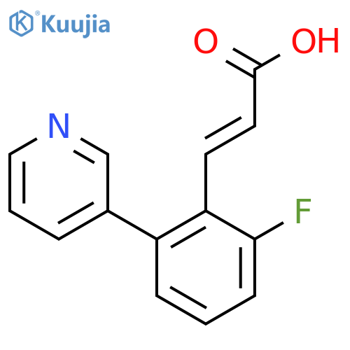 (e)-3-(2-Fluoro-6-(pyridin-3-yl)phenyl)acrylic acid structure