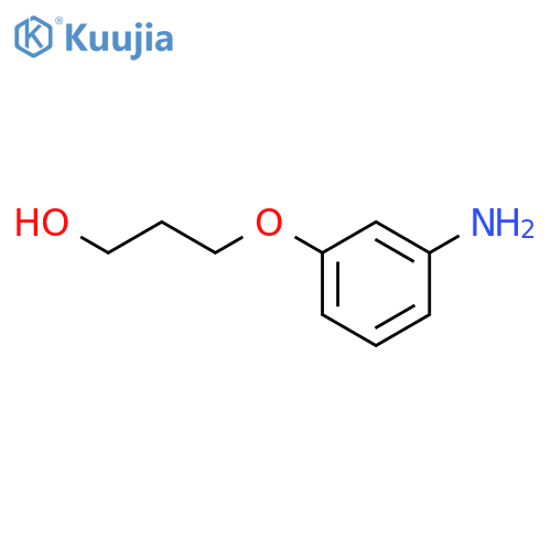 3-(3-aminophenoxy)propan-1-ol structure