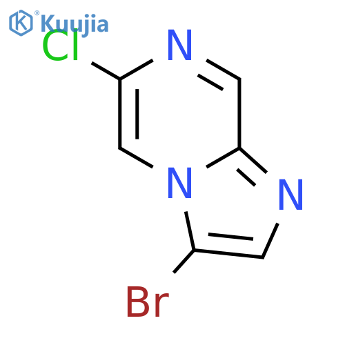 3-Bromo-6-chloroimidazo[1,2-a]pyrazine structure