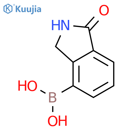 (1-oxo-2,3-dihydro-1H-isoindol-4-yl)boronic acid structure