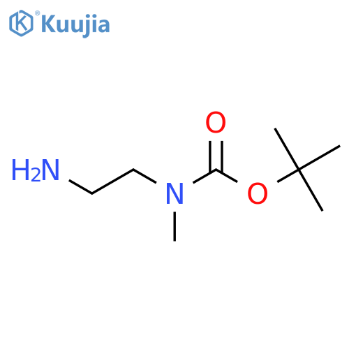 N-(2-Aminoethyl)-N-methyl-carbamic Acid 1,1-Dimethylethyl Ester structure