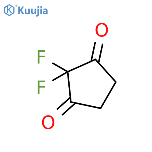 2,2-Difluorocyclopentane-1,3-dione structure