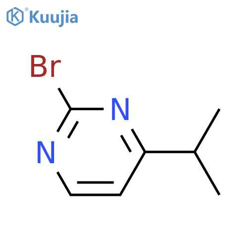 2-Bromo-4-(propan-2-yl)pyrimidine structure