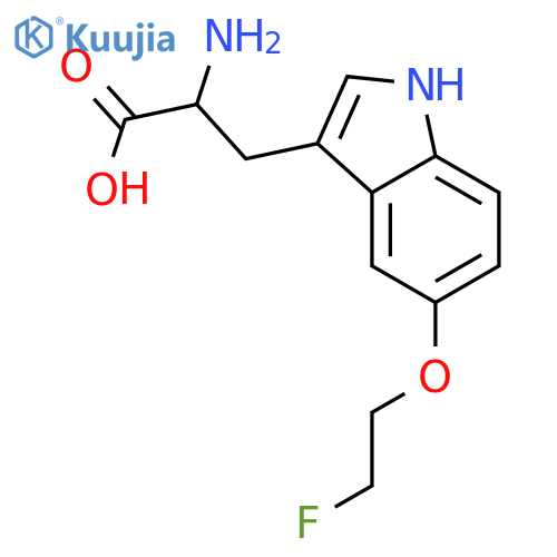5-(2-Fluoroethoxy)-L-tryptophan structure