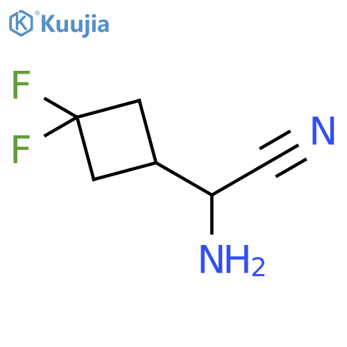 2-Amino-2-(3,3-difluorocyclobutyl)acetonitrile structure