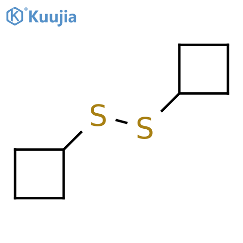 (Cyclobutyldisulfanyl)cyclobutane structure