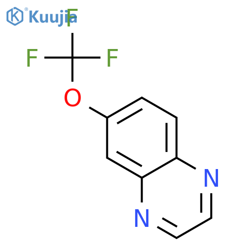 6-(Trifluoromethoxy)quinoxaline structure