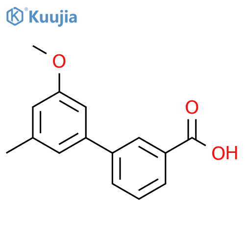 3'-Methoxy-5'-methylbiphenyl-3-carboxylic acid structure