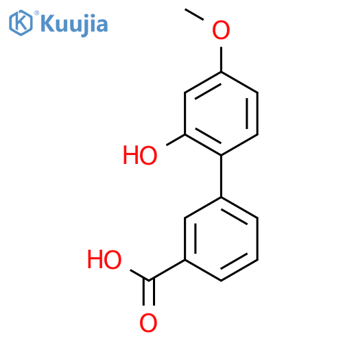 2'-Hydroxy-4'-methoxybiphenyl-3-carboxylic acid structure