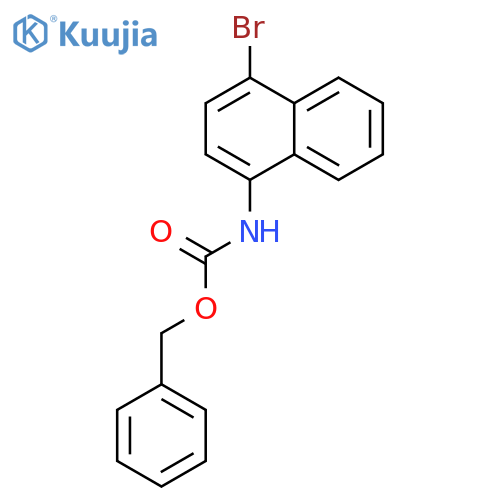 Benzyl (4-bromonaphthalen-1-yl)carbamate structure