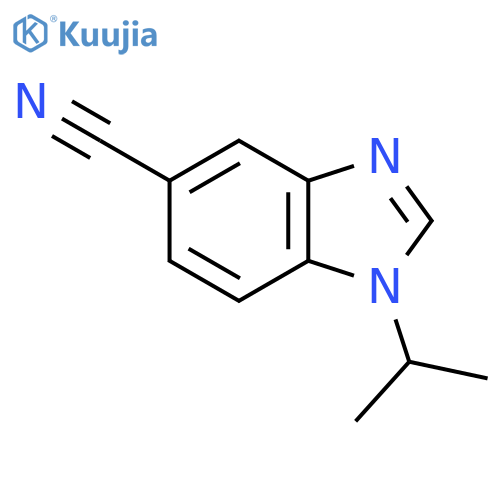 5-Cyano-1-isopropylbenzoimidazole structure