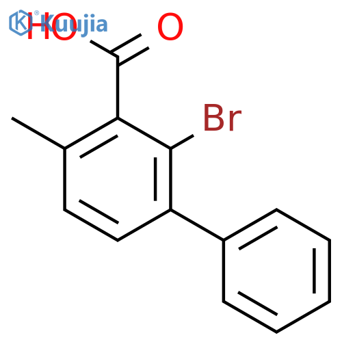 2'-Bromo-4'-methylbiphenyl-3-carboxylic acid structure