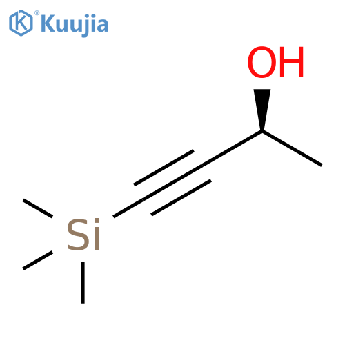 3-Butyn-2-ol, 4-(trimethylsilyl)-, (2S)- structure