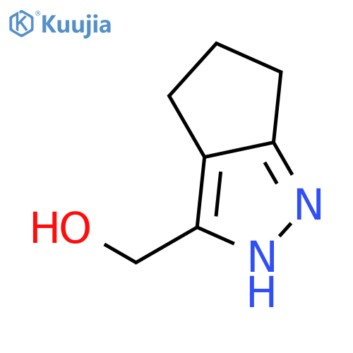 {1H,4H,5H,6H-cyclopenta[c]pyrazol-3-yl}methanol structure